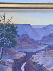 ANTIQUE LANDSCAPE PAINTING AMERICAN PLEIN AIR GRAND CANYON 1930’S RARE GARDNER