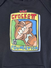 LEBO David Lebatard Crockett Foundation Art Hoodie Men’s L Black Rare Official