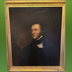 19th Century Portrait by Alfred Jacob Miller: Rev. Robert J. Breckinridge 1835
