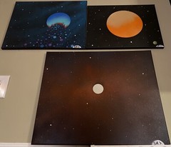 Space Paintings from the Galaxy Collection (3 Piece Set)