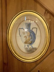 Louis E Jones PA Original Still Life Painting Vase Antique Framed Art c1900