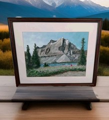 2006 Robert H Rogge Painting Appalachian Creek Pennsylvania Mountains Landscape