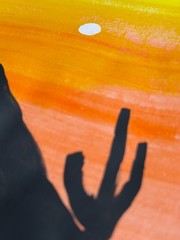 Original Southwest Desert Sunset Acrylic Painting – 11×14″ Mixed Media Paper