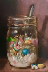 Lucky Charms (Hand embellished) by NOAH VERRIER Still life oil painting