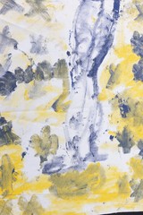 Purvis Young Celebrating Life in the Sunshine Original Signed Large 53″ Painting