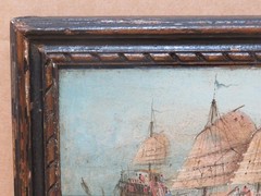 Chinese Junk Marine 1800s Hong Kong China