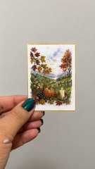 ACEO Print Set – Wheel of the Year | Lammas, Mabon, Samhain & Yule