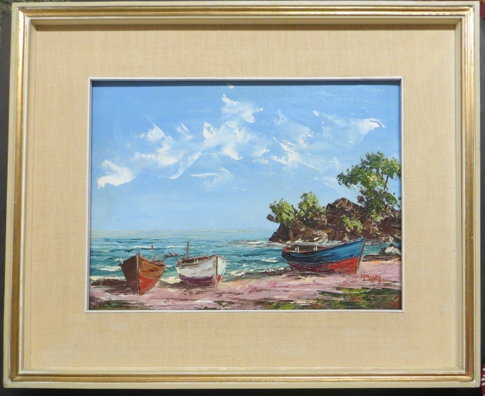 Robert Heyer-Hayes (aka Laye) Original Oil Painting on Hardboard, Untitled