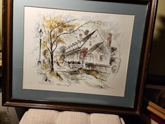 Signed John Haymson Tavern Colonial Williamson Virginia Period
