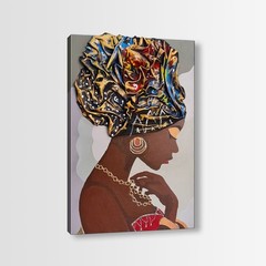 African Oil Painting 100x140cm