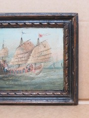 Chinese Junk Marine 1800s Hong Kong China