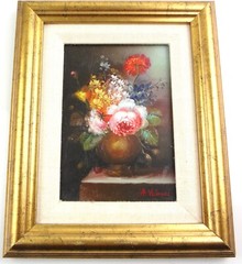 Vintage Antique Old Oil Painting Master – Still life around 17th Century – No 1