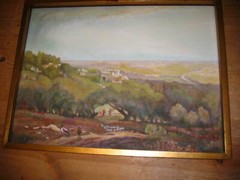 George Innes THE ALBAN HILLS – original reproduction of original in Worcester Mu