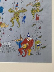 Rosemarie Beck (1923-2003) Holiday Gouache on Paper Painting, Drawing. So Joyful