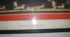 Antique Gouache Watercolor Paintings Of Cupids Chariots Pompeii Italy