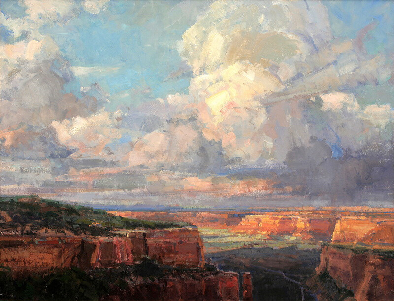 Arizona Mountain landscapeP Art Giclee Printed Oil Painting Print