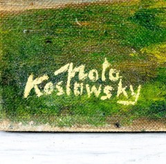Nota Koslowsky (NY,Poland,1906-1972) oil painting 152055