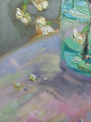 Original Painting poppies and chamomile Art Impressionistic Oil 19x 23in