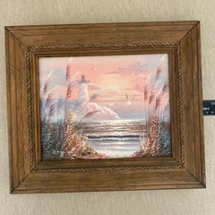 VTG Original Oil Painting On Board Sea Landscape Lighthouse Nautical Signed