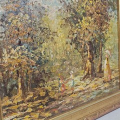 Alan Walters Original Portrait Landscape Oil Painting Signed 12.5″ x 10.5″