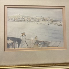 Watercolor “St. Ives Harbour” Signed J. Dean Land’s End, Cornwall 10×12”