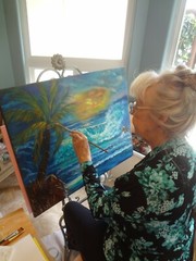 HAWAII ARTIST „PEONY PINK SPLENDOR“ OVERSIZE PAINTING ONE OF A KIND
