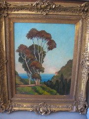 FREDERICK ALMOND ZIMMERMAN ORIGINAL PAINTING LISTED CALIFORNIA A RTIST
