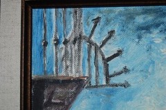 FRAMED SIGNED ORIGINAL OIL COLONIAL HAVANA STREET SCENE, CUBA ARTIST HECTO VIDAL