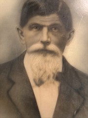 Victorian Charcoal Portrait Of Distinguished Bearded Man Oval
