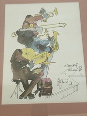 Leo Meiersdorff 1970s Watercolor Signed Framed Print Internationally Famous NOLA