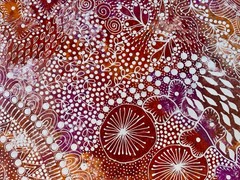 Tanya Bird Mpetyane. Highly collectable Aboriginal art. Inc,COA and Photo’s