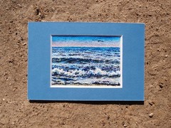 ACEO Artwork Seascape Original Art Painting Sea Miniature Gift Ukrainian Artist
