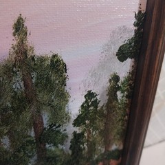 Oil Painting on Canvas 11×14 in vintage frame by Vickie