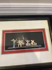 Vintage 1960s Maria Graziano Original Signed Litho Pompeii Italy Cherubs