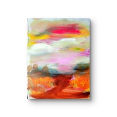 Abstract Pop Art Painting Modern Design 9×12 Paper