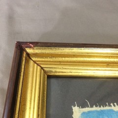 Original Hand Painted Papyrus Art Framed Syracuse Sicily Fonte Aretusa Signed