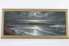 Oceanscape, Original Pastel on Paper
