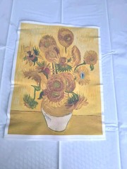 12×16 Vase with Sunflowers by Van Gogh Oil Painting Giclee Printed on Canvas