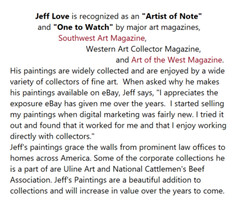 Art Original Oil Painting by Jeff Love Landscape Impressionism Free Shipping NR