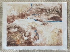 Original Unique Abstract Watercolor Painting Fran Ritchie Yost