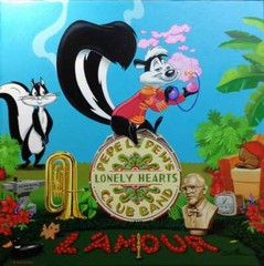 DANIEL KILLEN Signed Pepe Lonely Hearts Warner Bros Ltd Ed of 50 on Canvas
