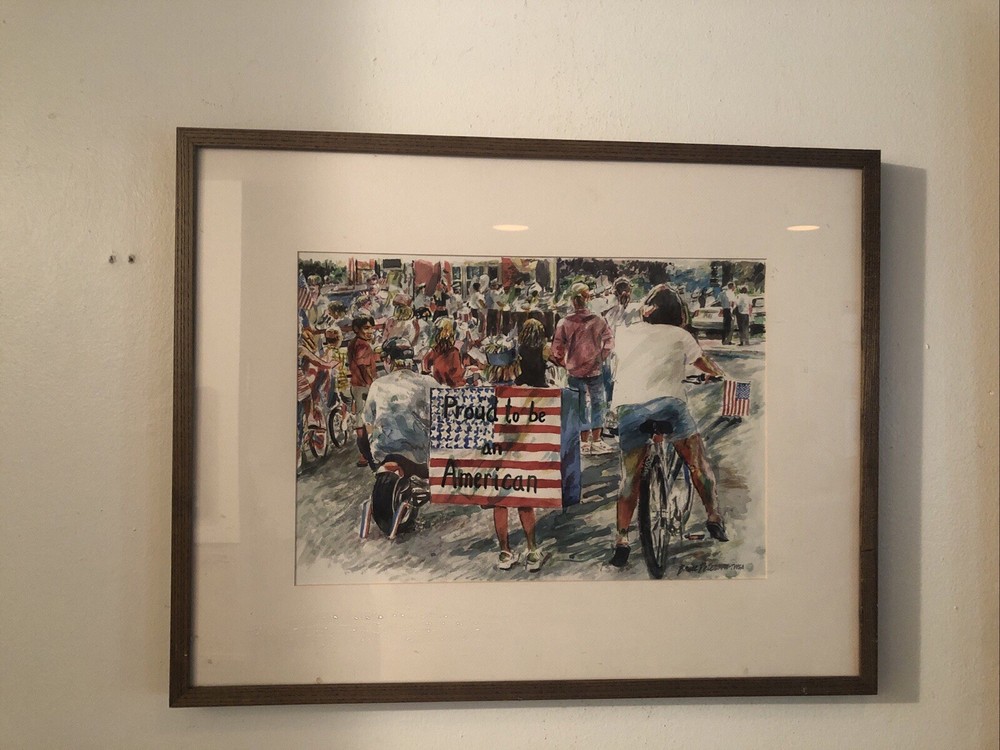 BRUCE PETERSON ORIGINAL WATERCOLOR PAINTING