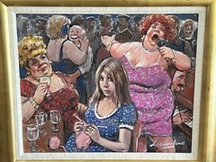 Barry Leighton-Jones Original Oil Painting “What Have I Done Now” -31×27” Framed