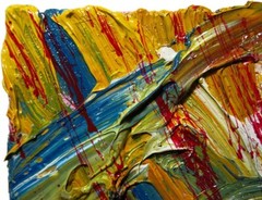 MODERN ORIGINAL OIL█PAINTING█VINTAGE█IMPRESSIONIST█ART ACTOR SIGNED ABSTRACT A