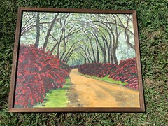 OOAK Oil Painting Wilmington NC Azalea Festival Art Charleston SC Davis ❤️sj8m