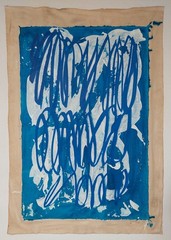 Cy Twombly Signed Vintage Abstract Oil Painting on Canvas, Modern Art