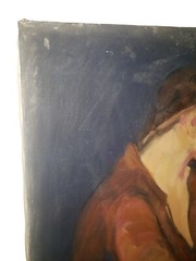 Vintage Oil Painting Mother And Child Impressionist By Patricia Morone