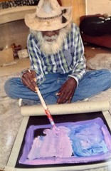 KUDDITJI KNGWARREYE, Highly Collectable Aboriginal Art,Incl Progress photos.