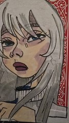 Original ACEO Woman Portrait Painting