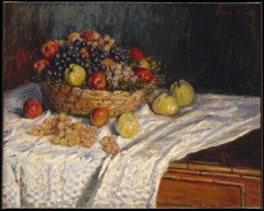 Hand-painted Oil Painting Claude Monet – Apples and grapes